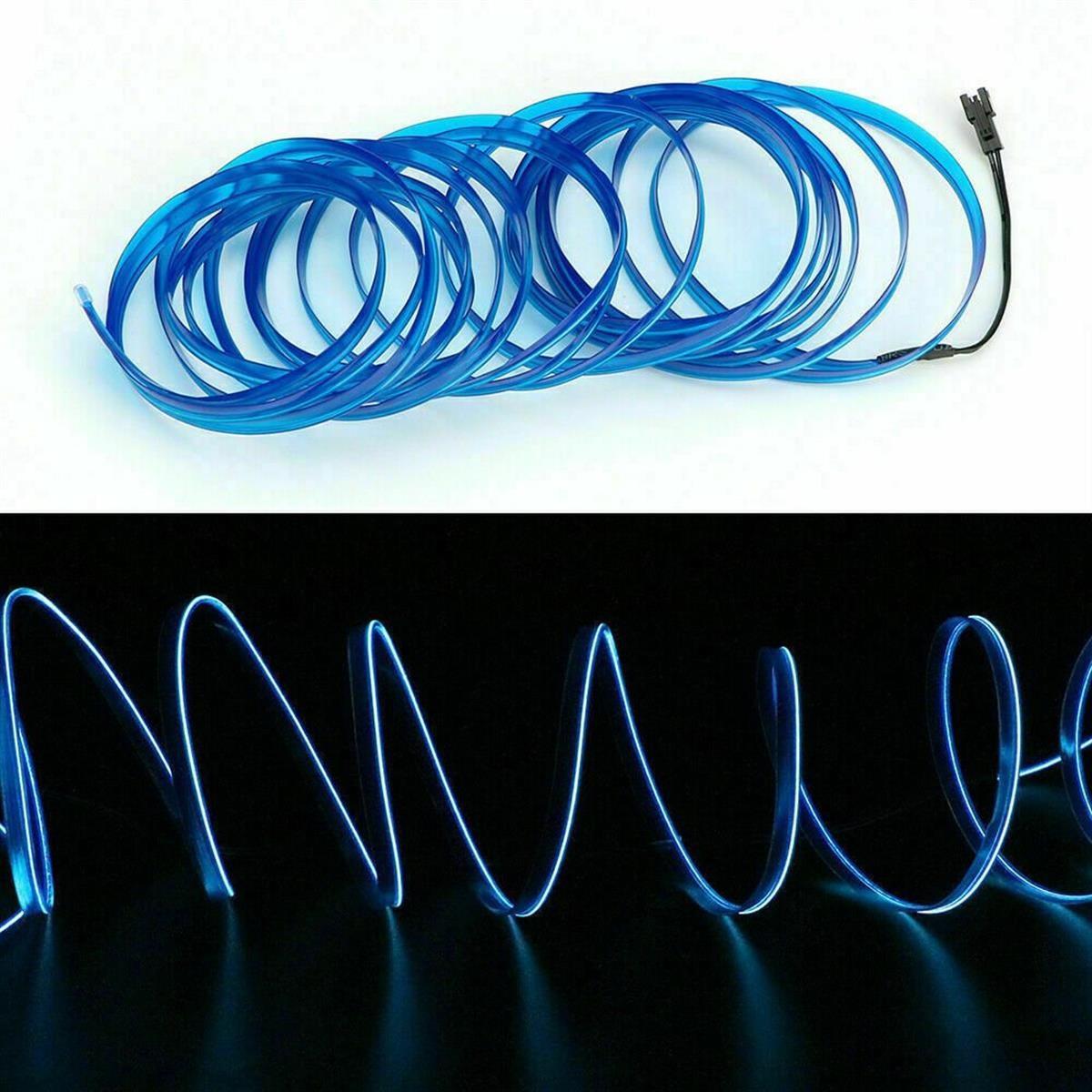 Araç İçi Neon Ledi Torpido İp Led 5 Metre MAVİ
