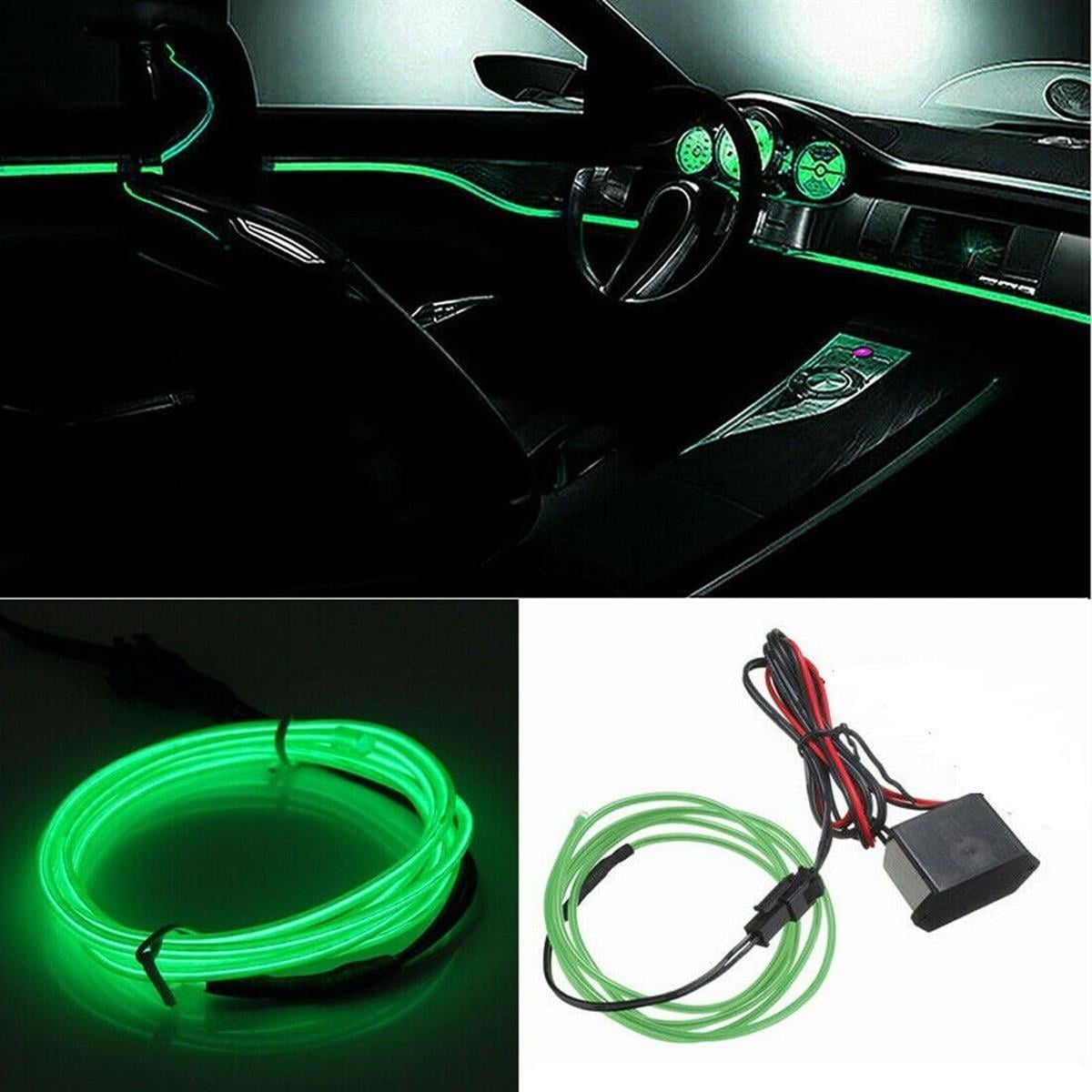 Araç İçi Neon Ledi Torpido İp Led 5 Metre YEŞİL