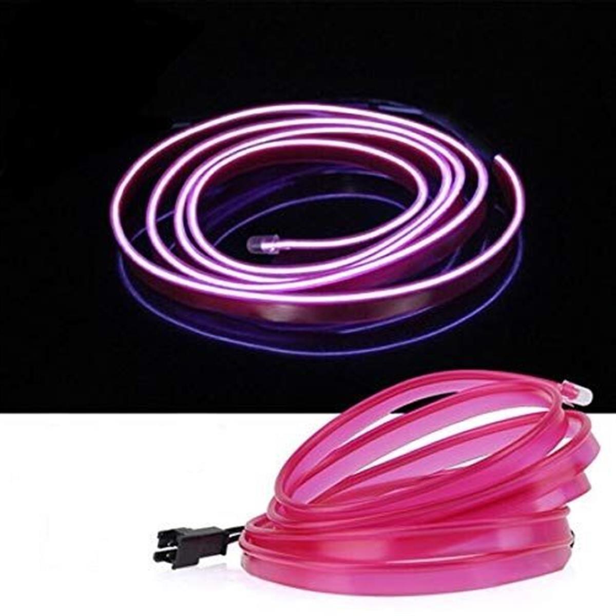 Araç İçi Neon Ledi Torpido İp Led 5 Metre MOR