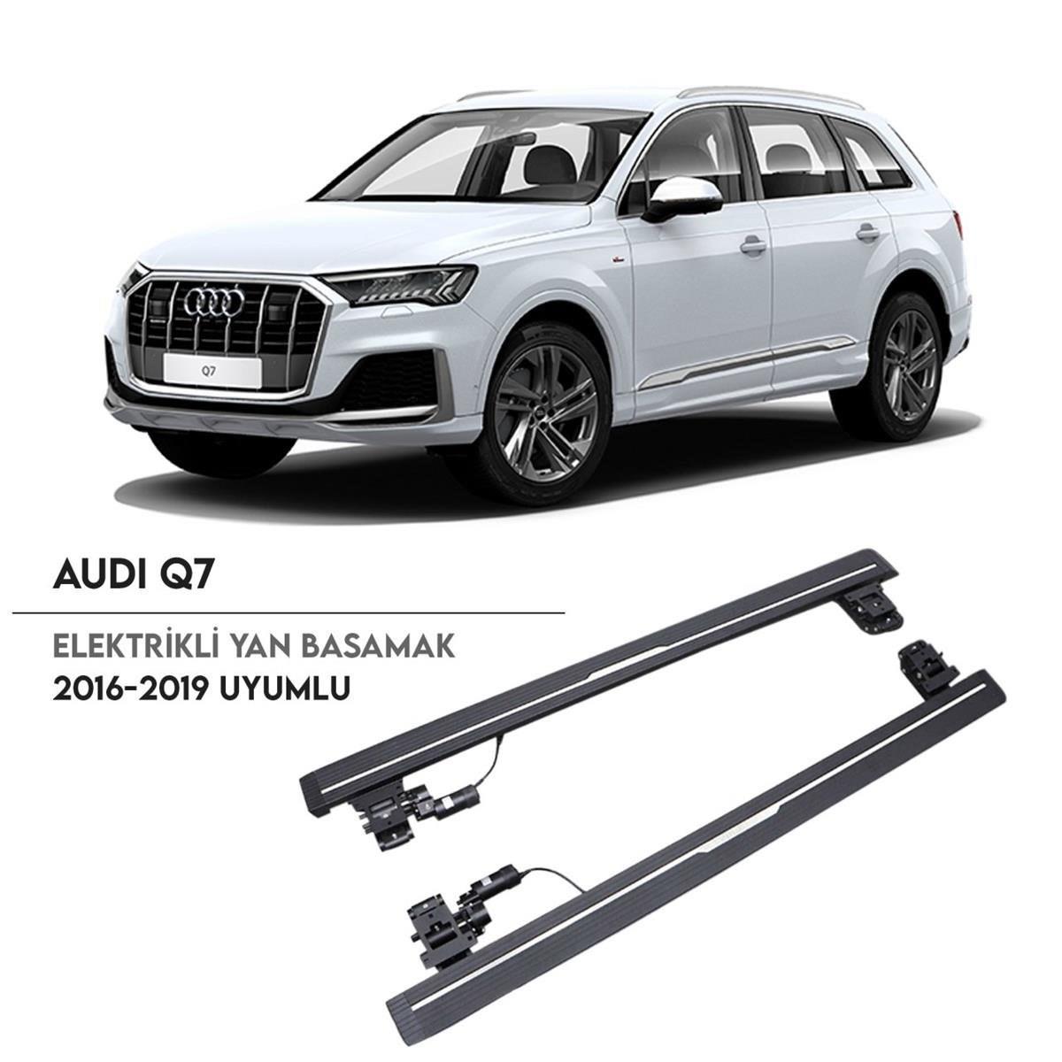 AUDİ Q7 Elektrikli Yan Basamak Seti 2016-2019 Arası Uyumlu