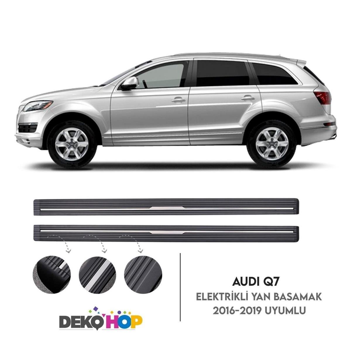 AUDİ Q7 Elektrikli Yan Basamak Seti 2016-2019 Arası Uyumlu