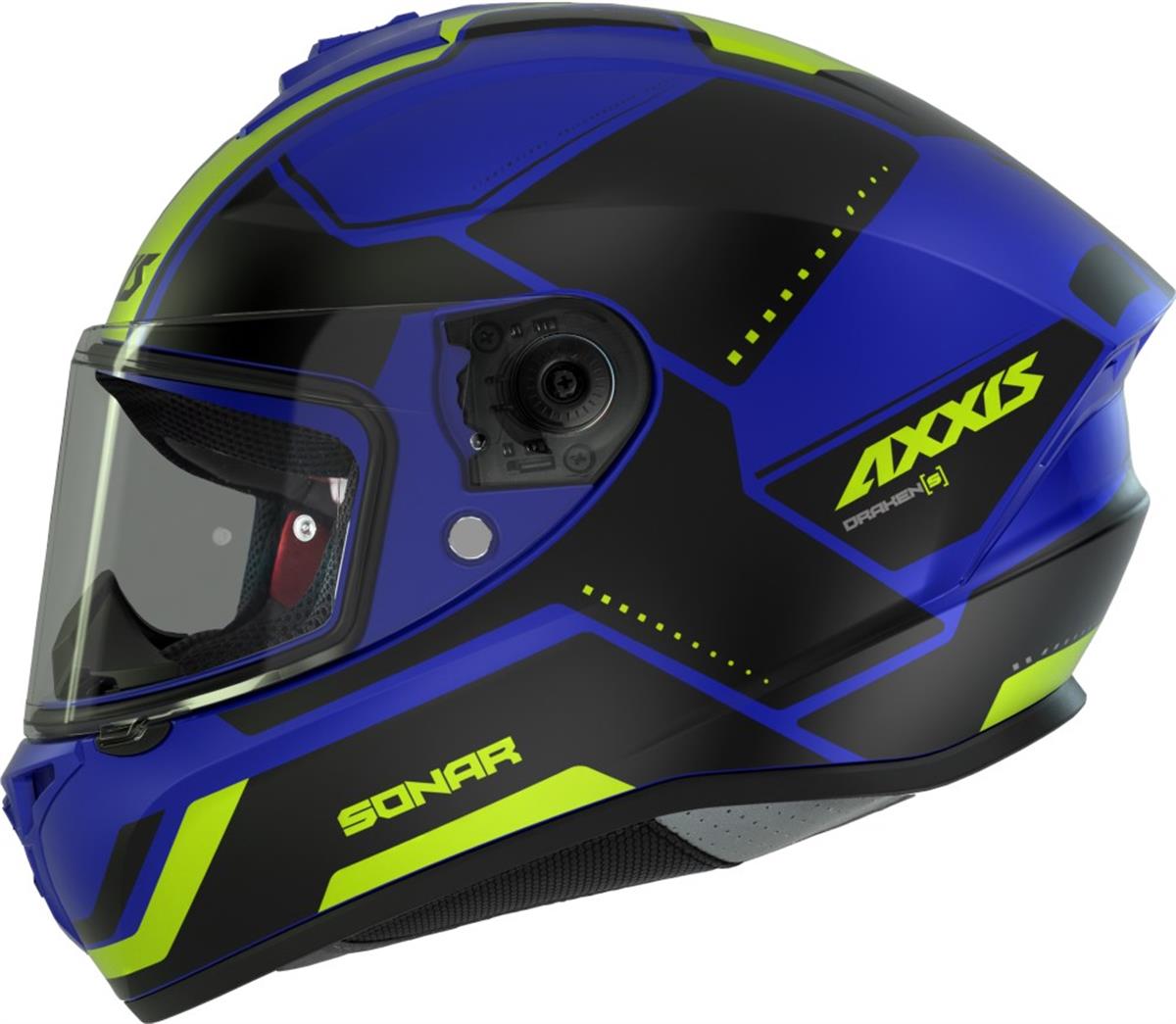 AXXIS DRAKEN S SONAR E7 MATT BLUE/ L