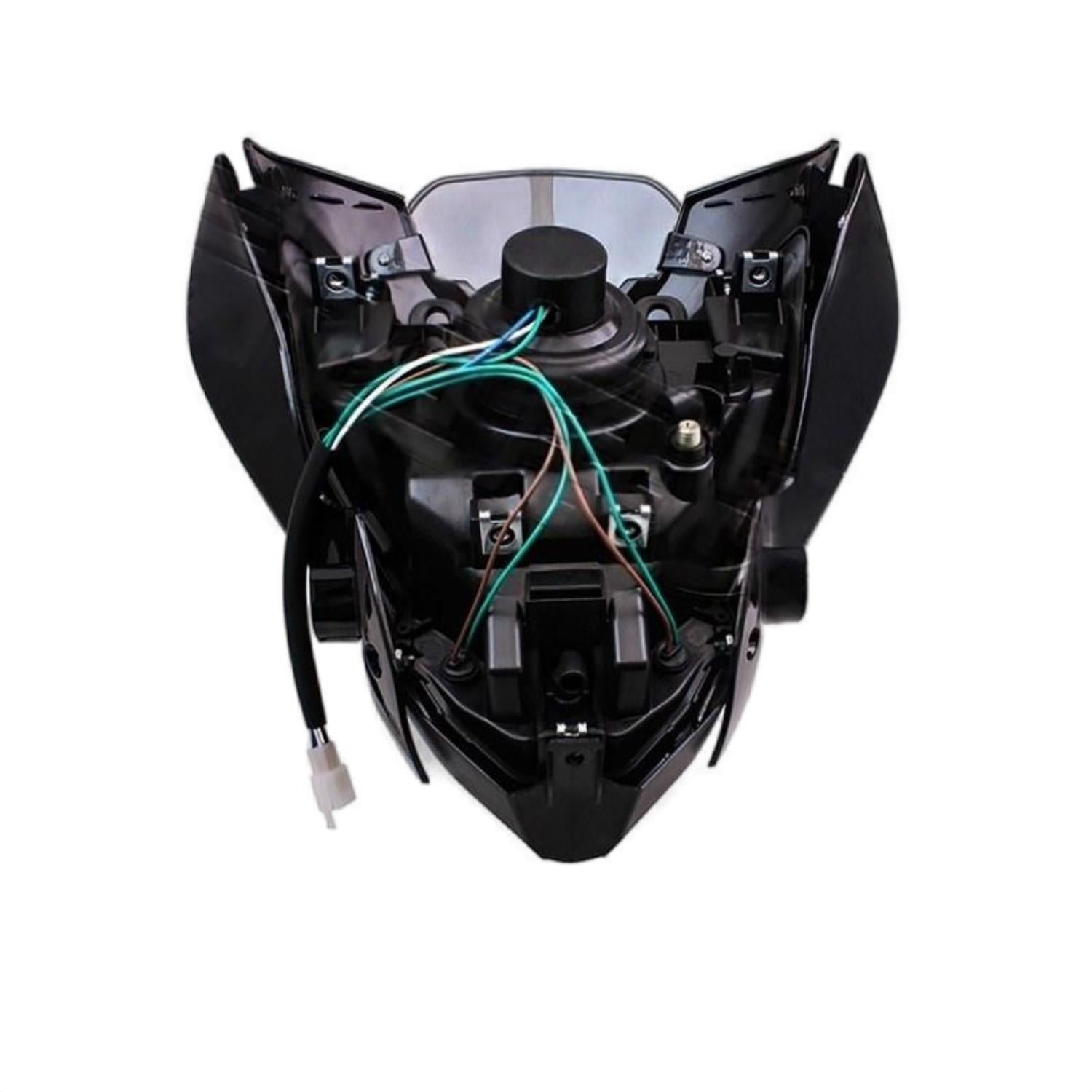 Bajaj Pulsar NS150 NS200 Ön Far Grenajlı Led Ve Siperlik Camlı Tam Uyumlu Premium Kalite