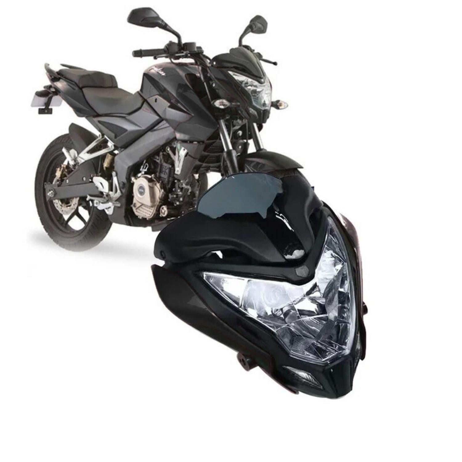 Bajaj Pulsar NS150 NS200 Ön Far Grenajlı Led Ve Siperlik Camlı Tam Uyumlu Premium Kalite