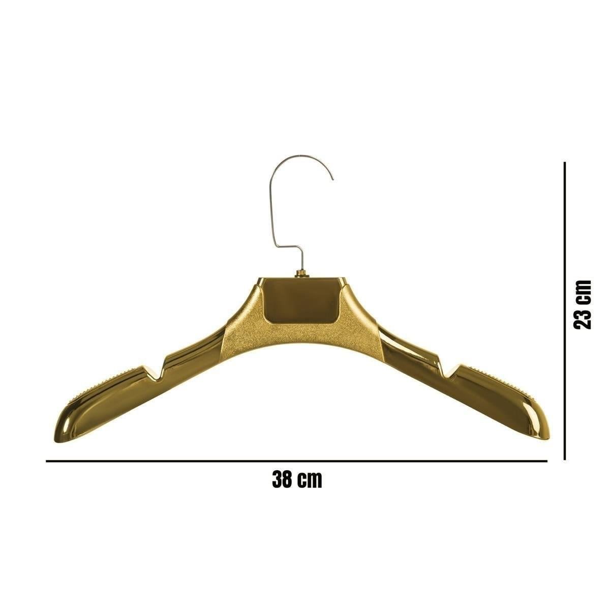 Bayan Ceket Gömlek Askısı GOLD Renk 10 ADET 38 Cm Genişlik