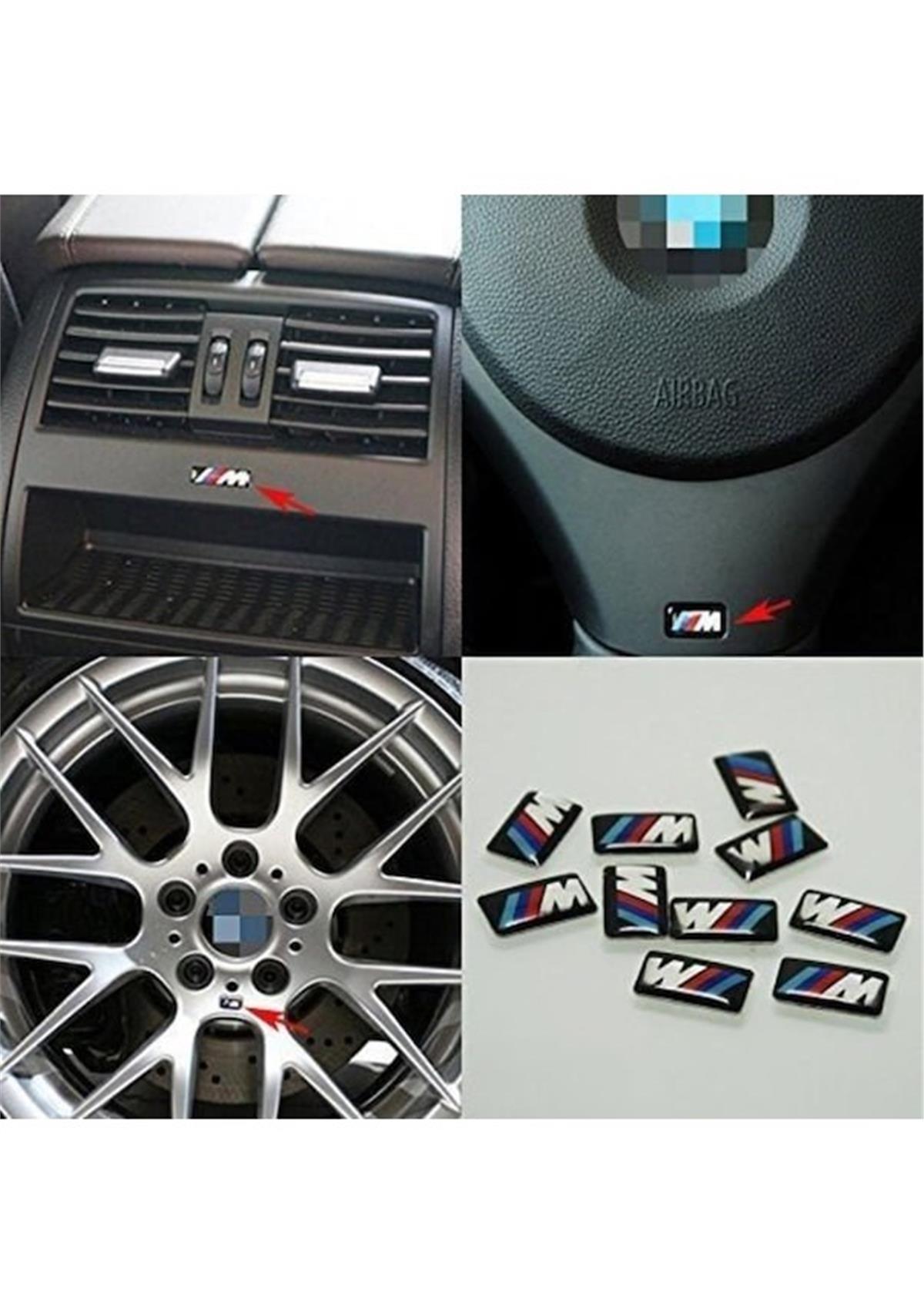 Bmw M Technic Uyumlu Direksiyon Ve Konsol Sticker