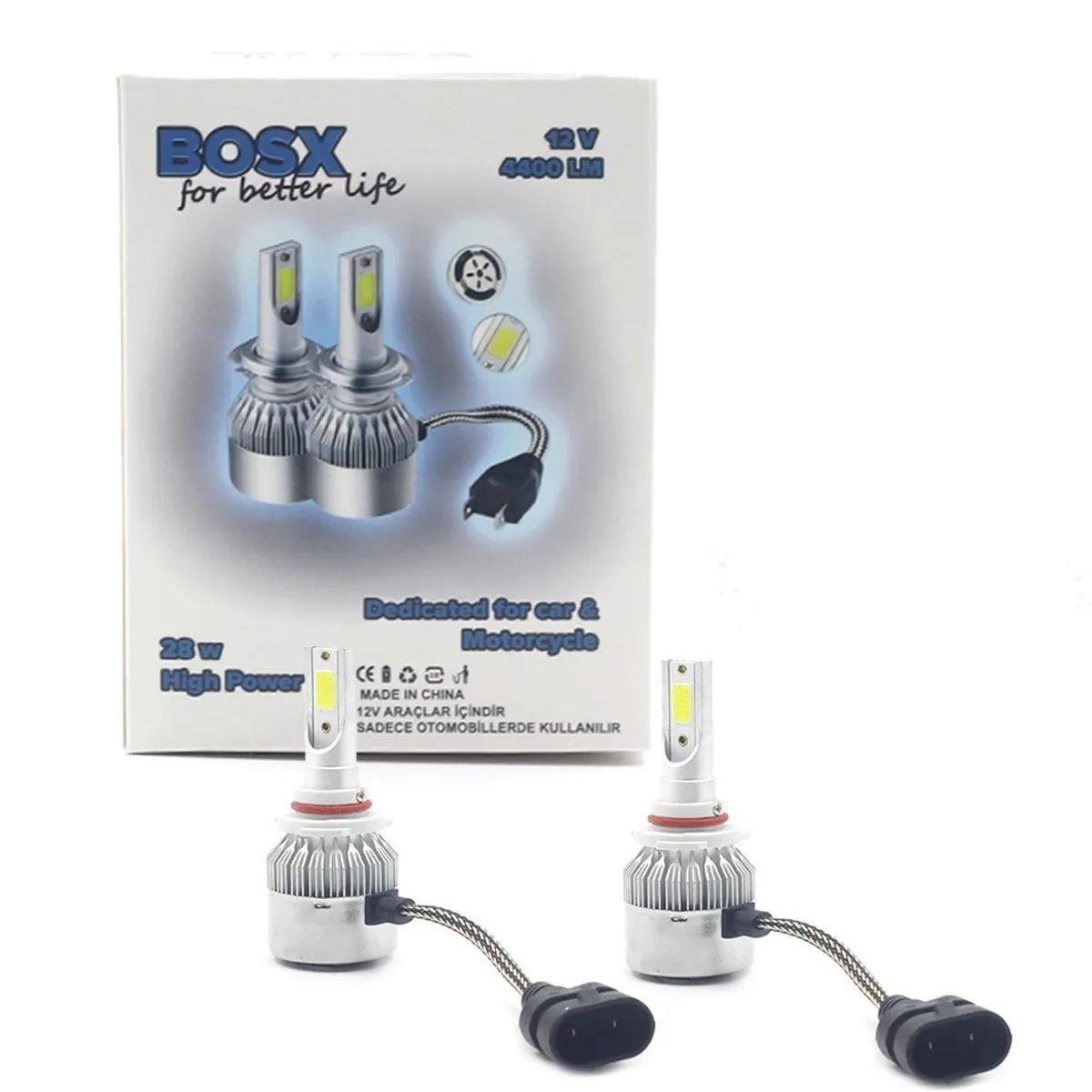 Bosx 9005 Led Xenon Yeni Teknoloji 4400 Lm Zenon Far Ampulü