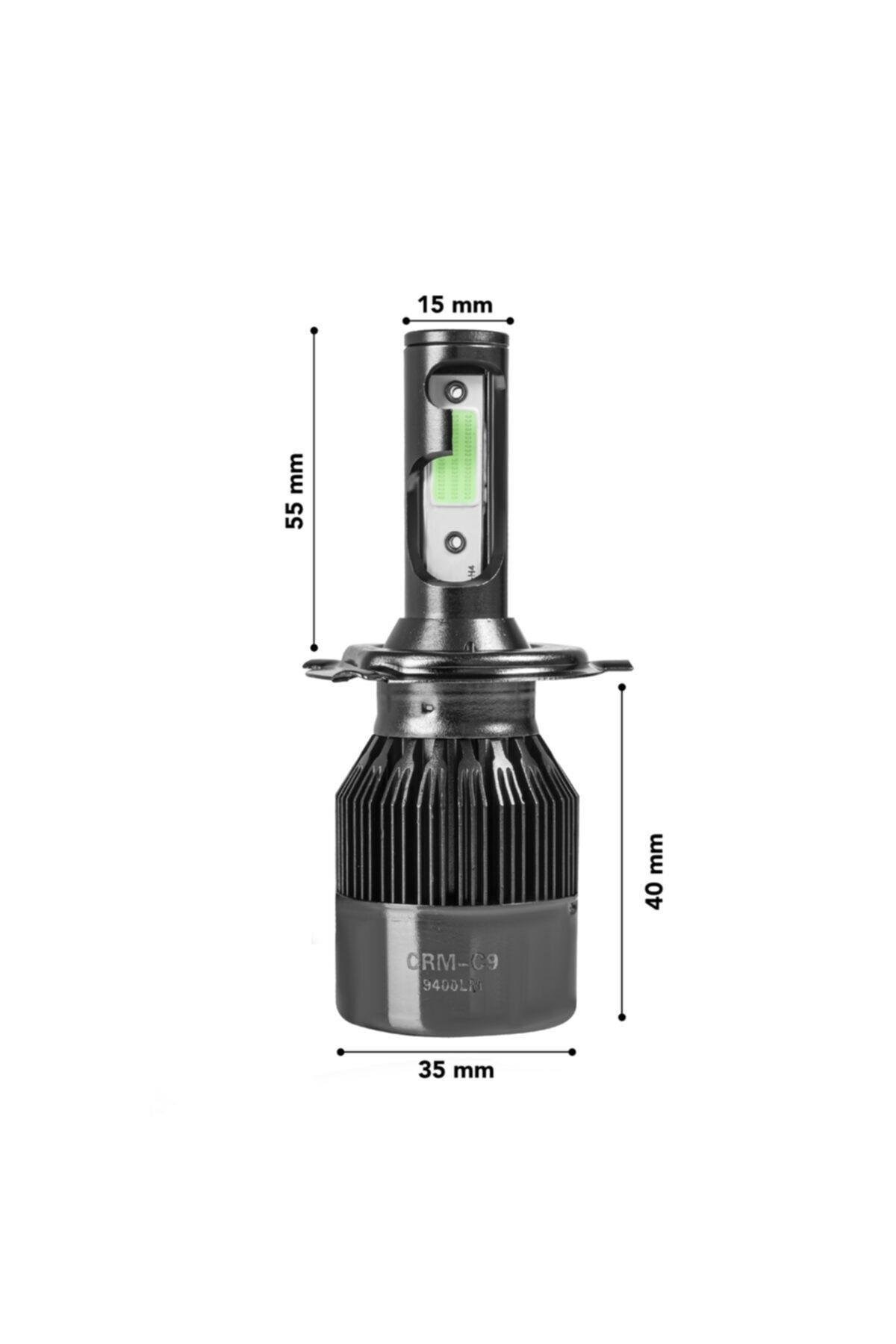 C9 Led Xenon BUZ MAVİ Zenon Far Ampulü H4