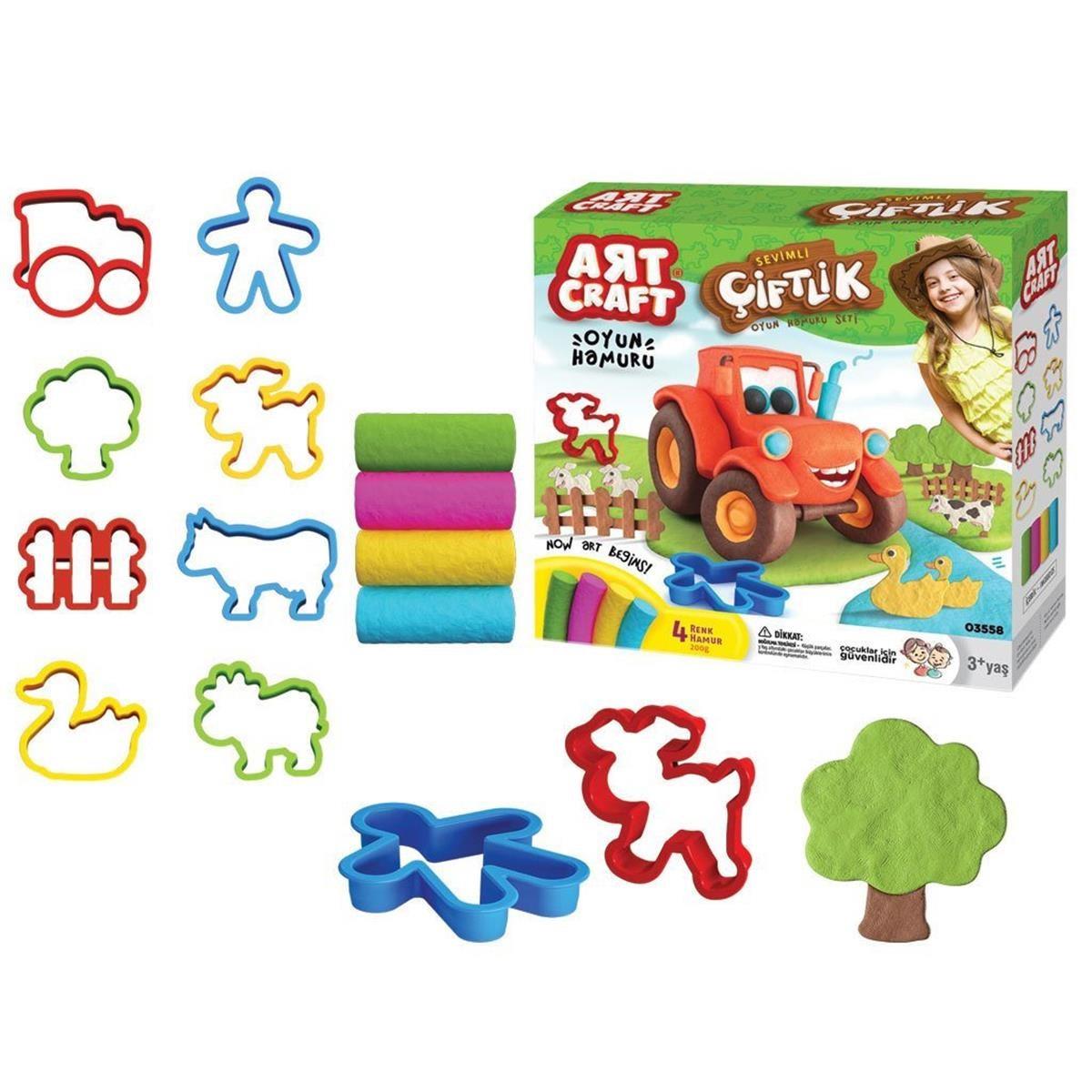 Çocuk Çiftlik Oyun Hamuru Seti