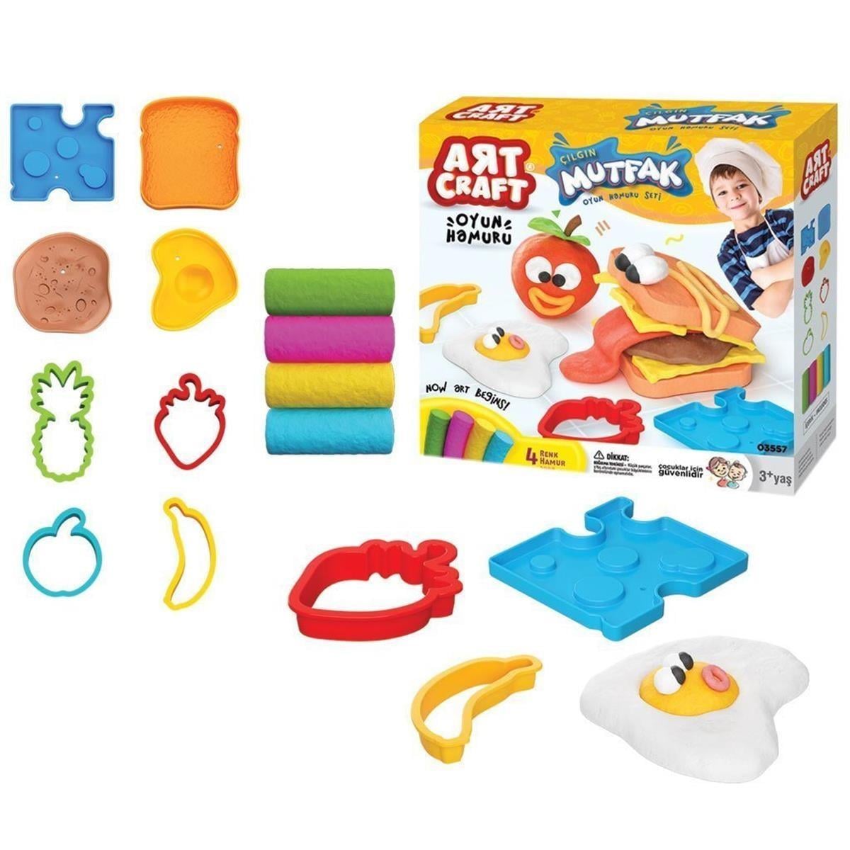 Çocuk Mutfak Oyun Hamuru Seti