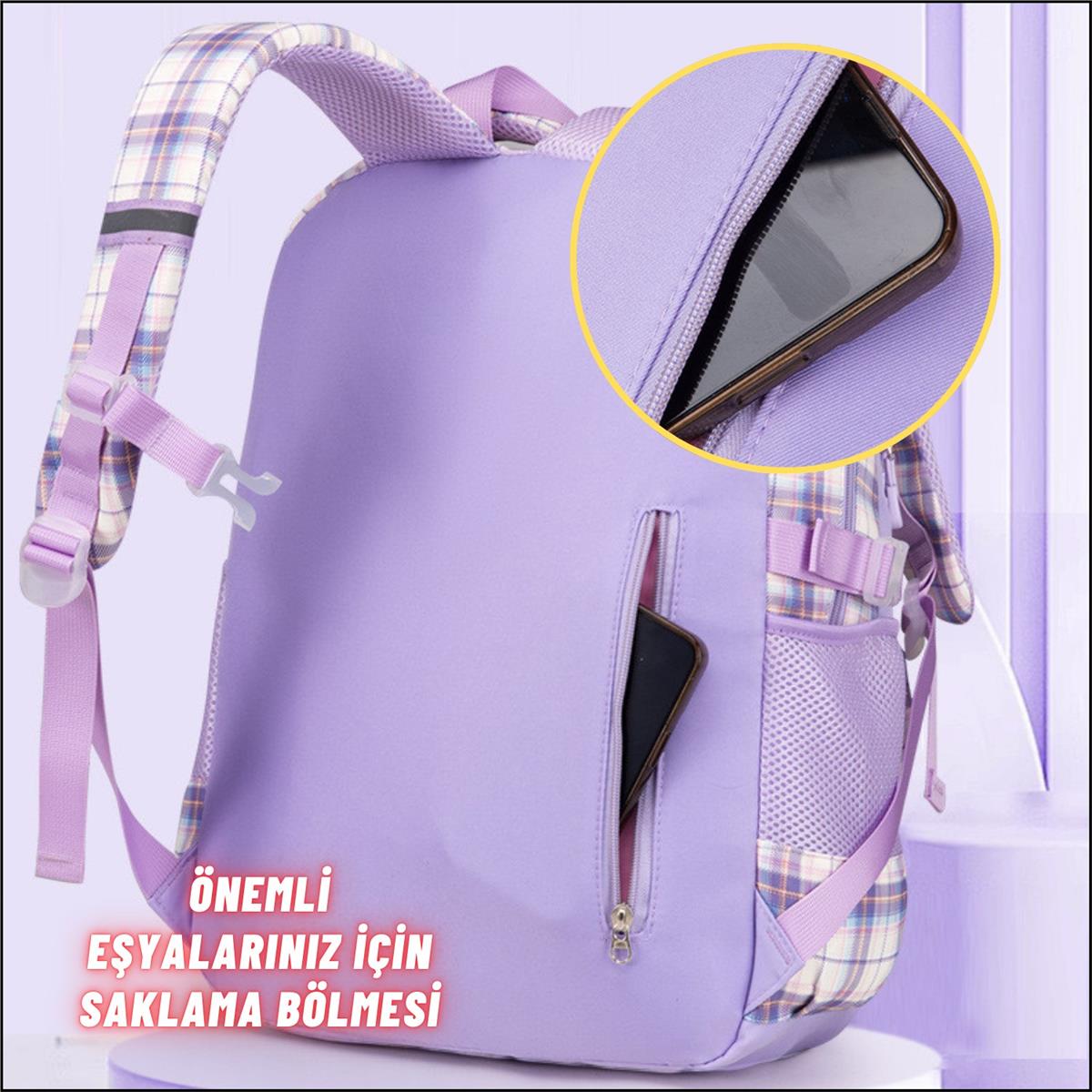 Çocuk Okul Sırt Çantası Ergonomik Özel Tasarım Çok Bölmeli Yeni Nesil Okul Çantası