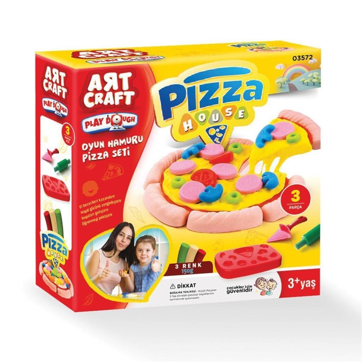 Çocuk Oyun Hamuru Pizza Seti