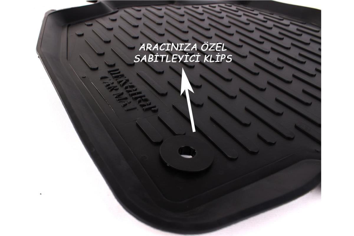 DACIA DUSTER Oto Paspas Araca Özel 3D Havuzlu Kauçuk Paspas