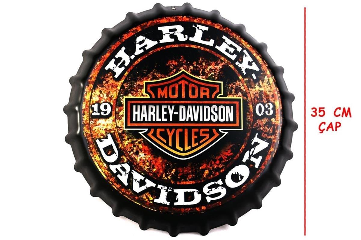 Dekorasyon Duvar Süsü Retro Metal Tabela Harley Davidson