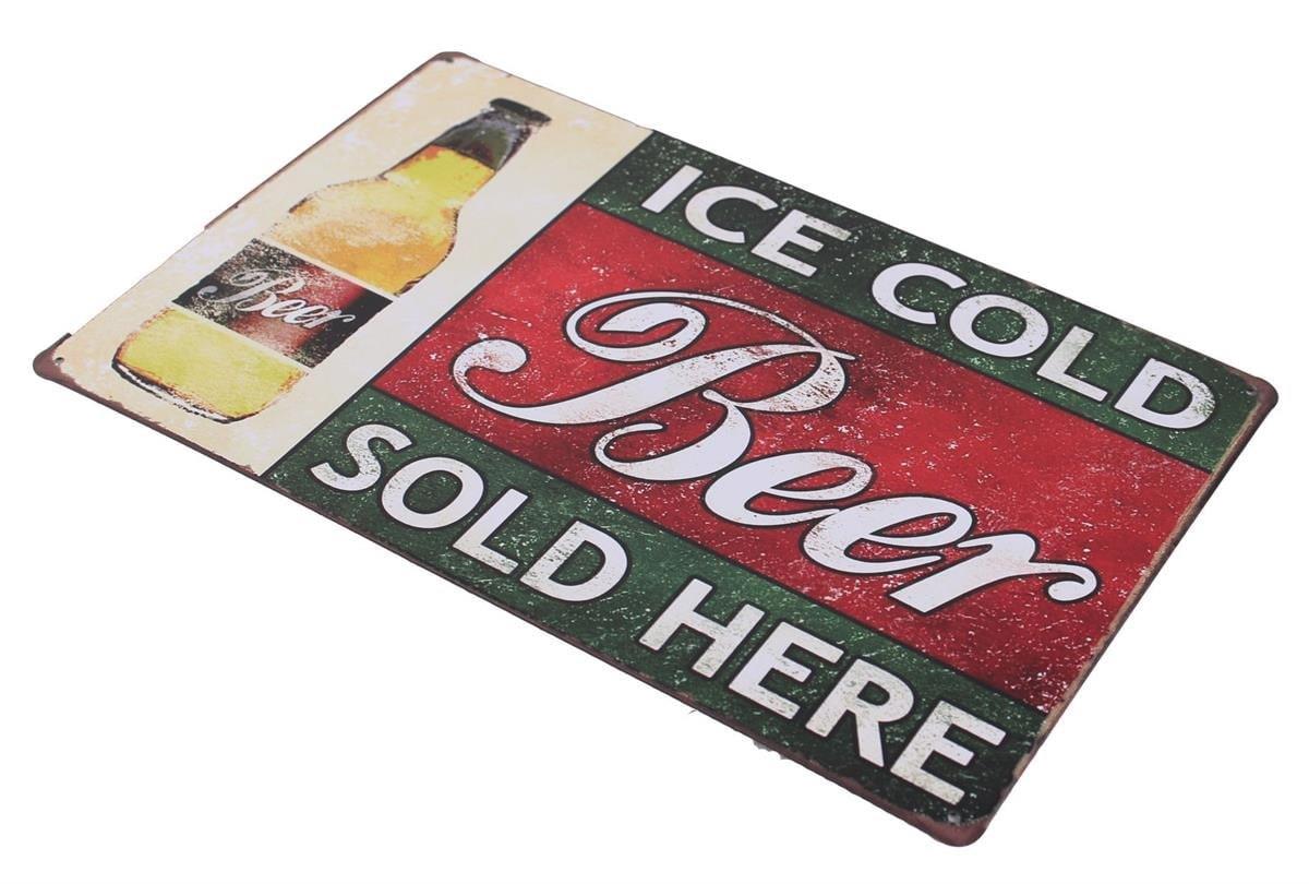 Dekoratif Duvar Süsü Retro Dekor Sosyal Metal Tabela 30X20 Cm