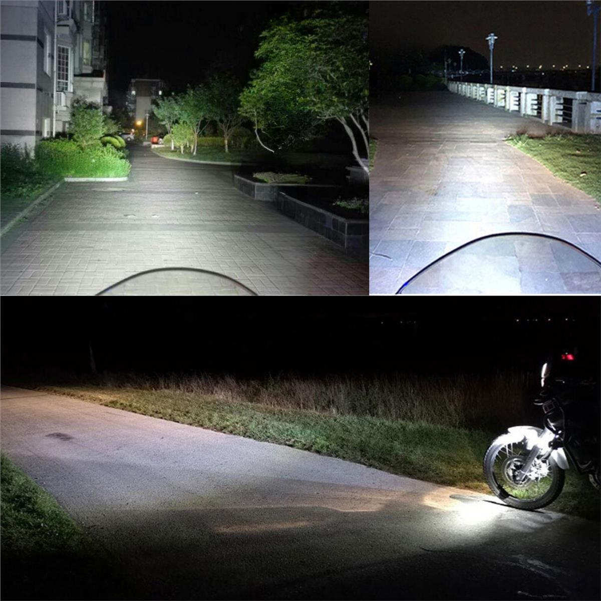 Enduro ve GS Serileri Uyumlu Motosiklet LED Sis Farı Yüksek Performans Metal Gövde 12V-24V 40W 2 Adet