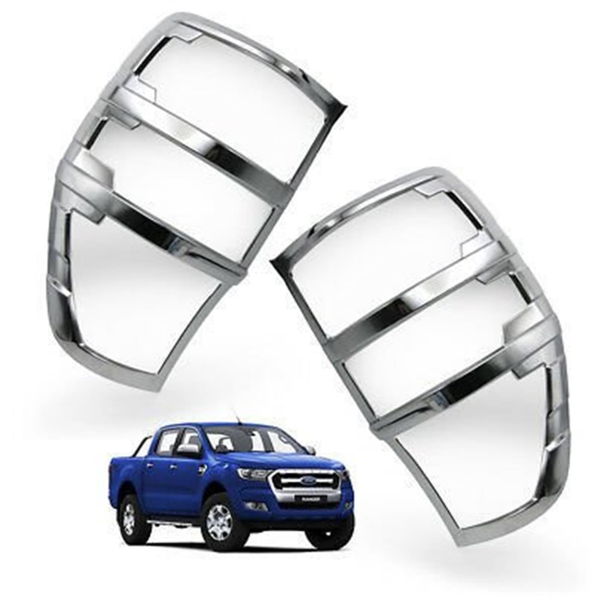Ford Ranger Arka Stop Krom Çerçeve (T7) 2015 Sonrası Uyumlu