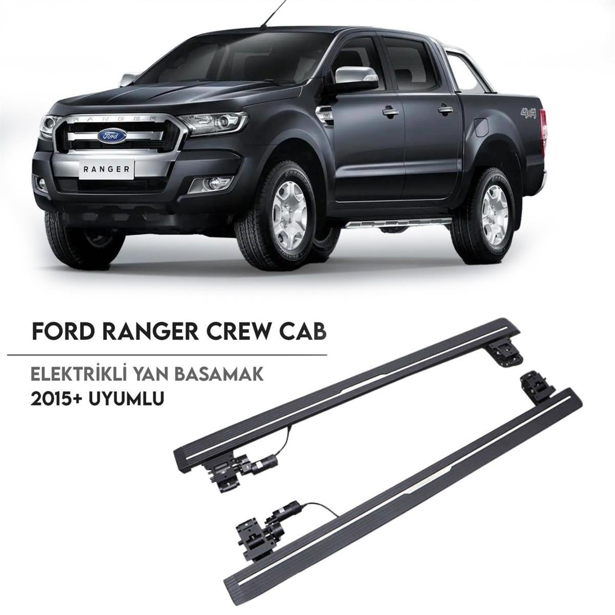 Ford Ranger Elektrikli Yan Basamak Seti 2015 Sonrası Uyumlu