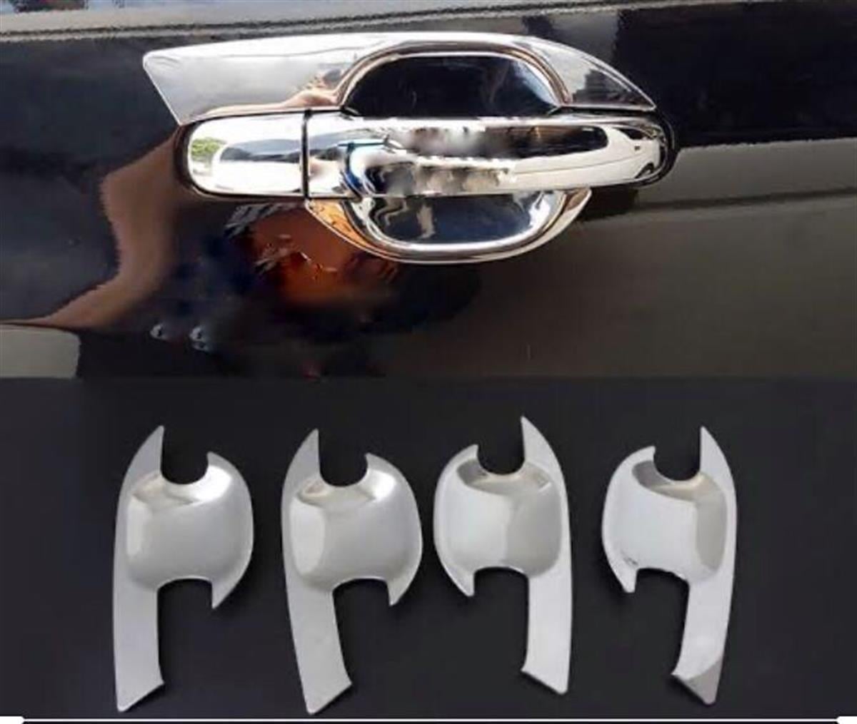 Ford Ranger Kapı Kolu Krom İç Kaplama (T7) 2015 Sonrası Uyumlu