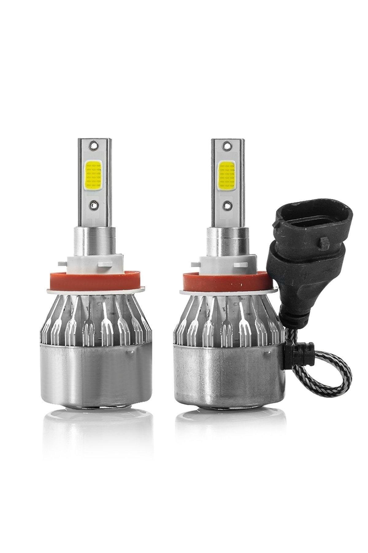 H11 Led Xenon Far Ampulü Beyaz Renk Zenon Led Far
