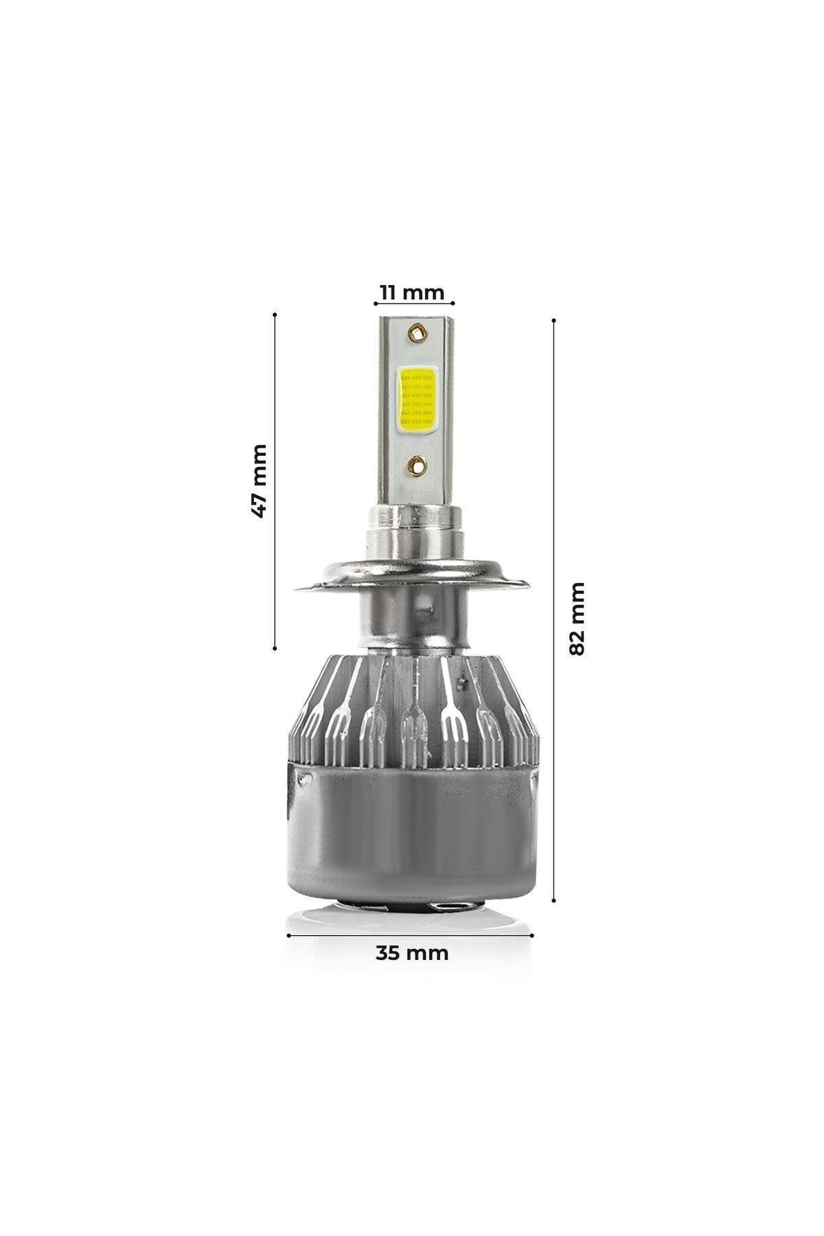 H7 Led Xenon Far Ampulü Beyaz Renk Zenon Led Far