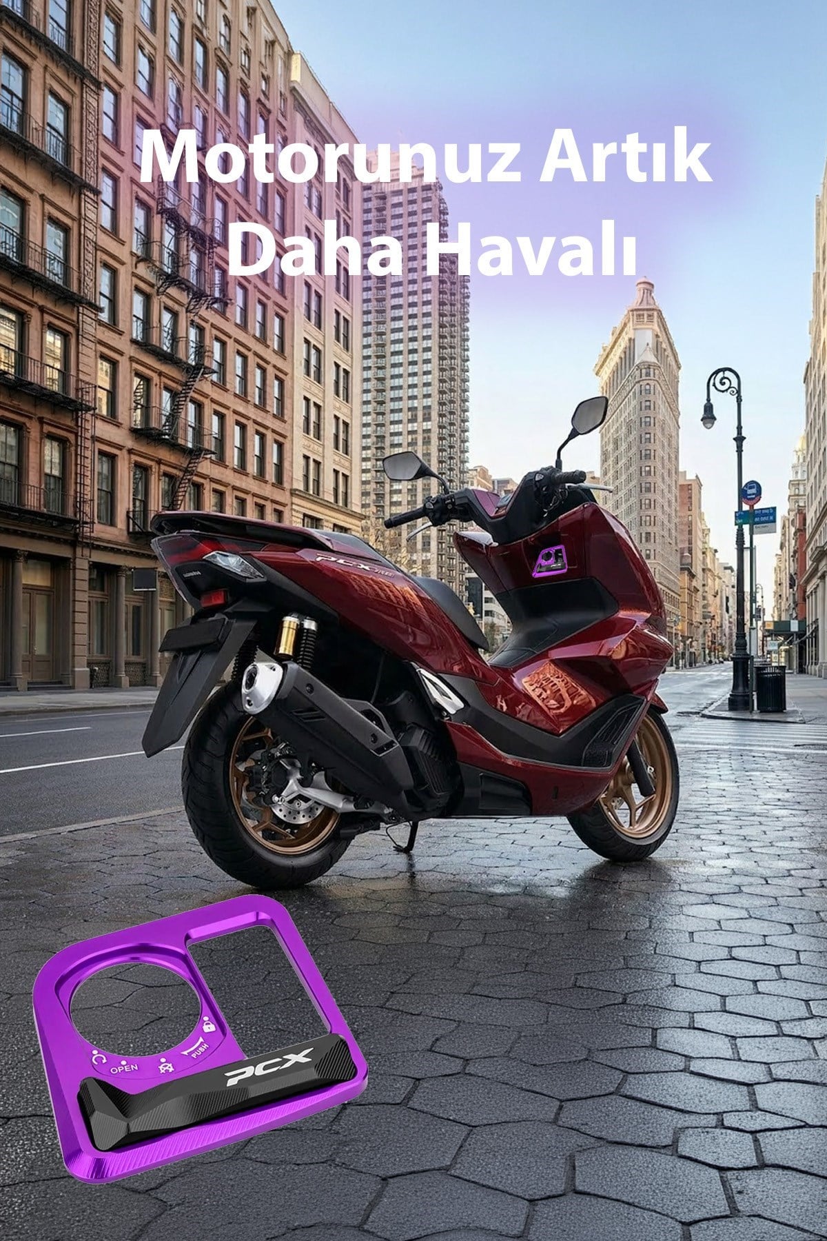 Honda PCX 2021-2026 Kontak ve Kilit Koruma Çerçevesi