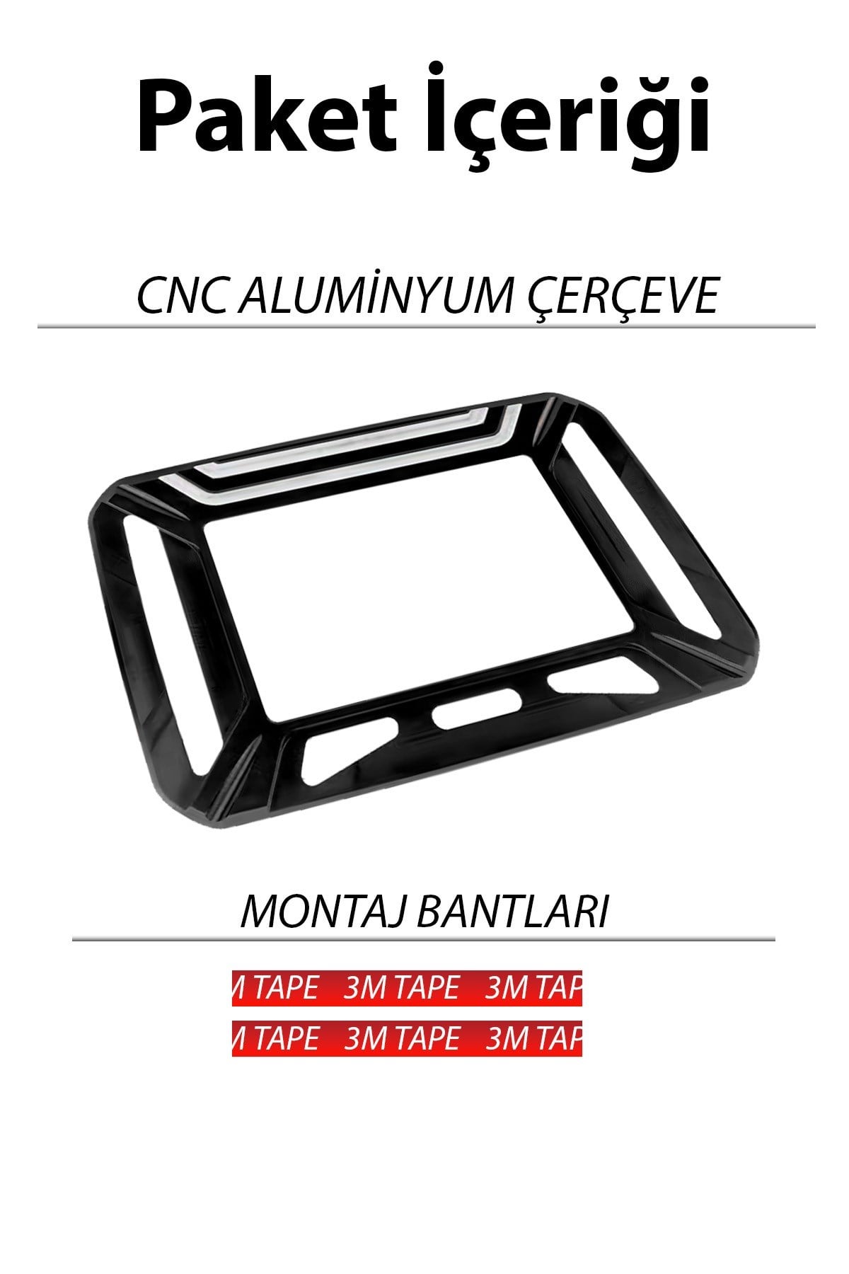 Honda PCX 2025-2026 Uyumlu CNC Aluminyum Gösterge/Ekran Çerçevesi SİYAH