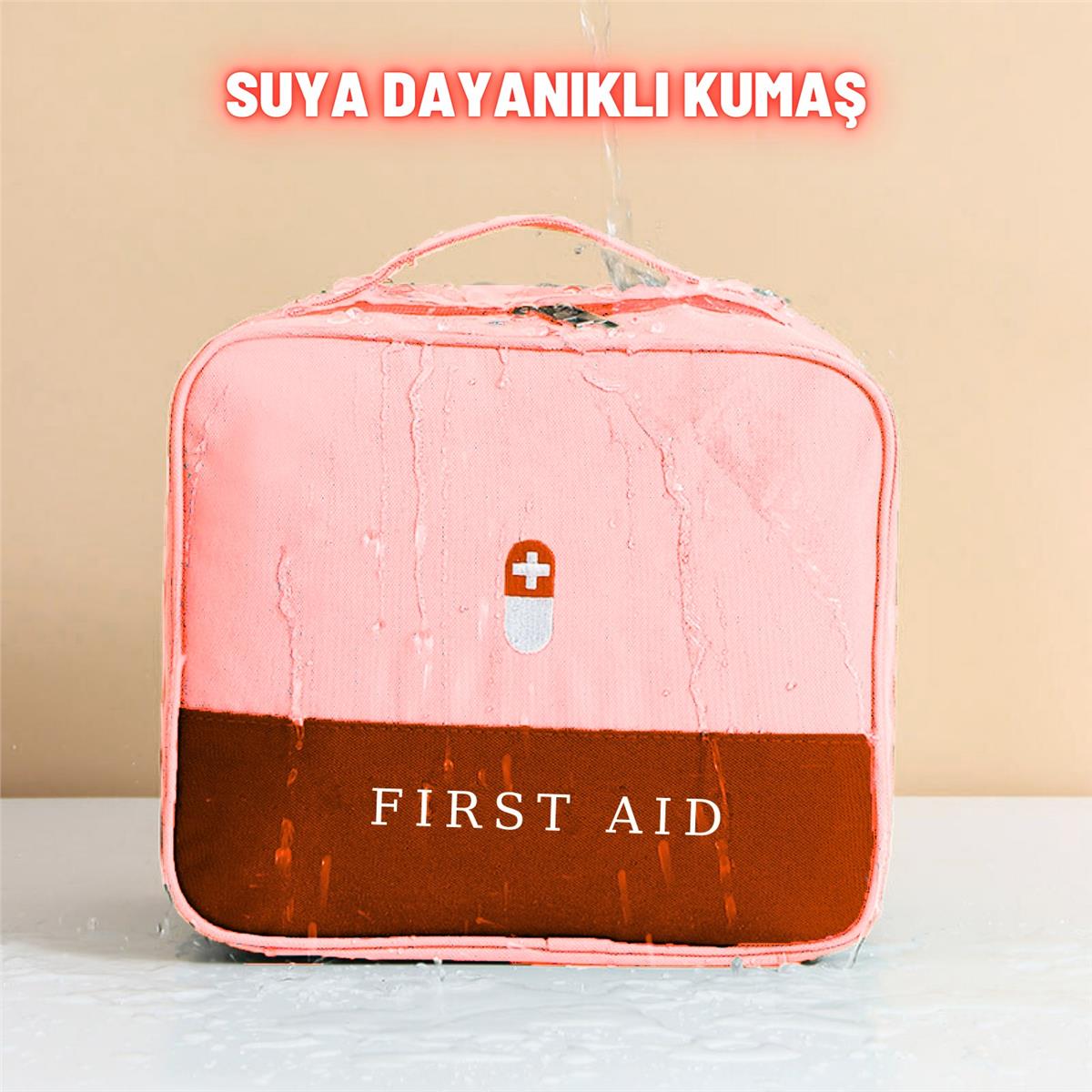 İlk Yardım ve Ecza Çantası Suya Dayanıklı Deprem ve Acil Durumlara Hazırlık Çantası