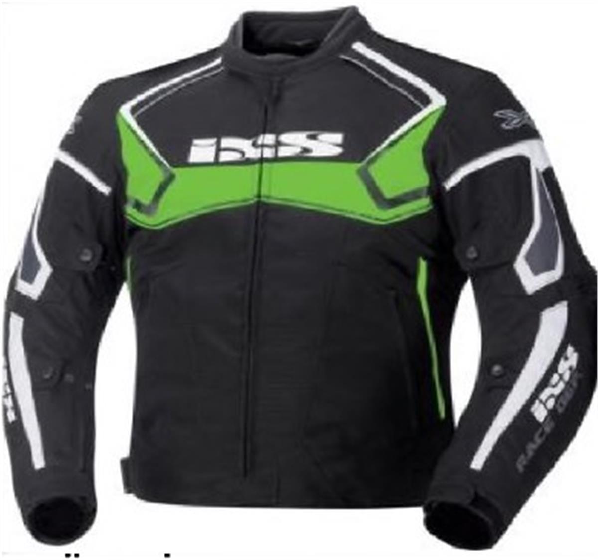 IXS ACTIVO BLACK-GREEN-WHITE / XL