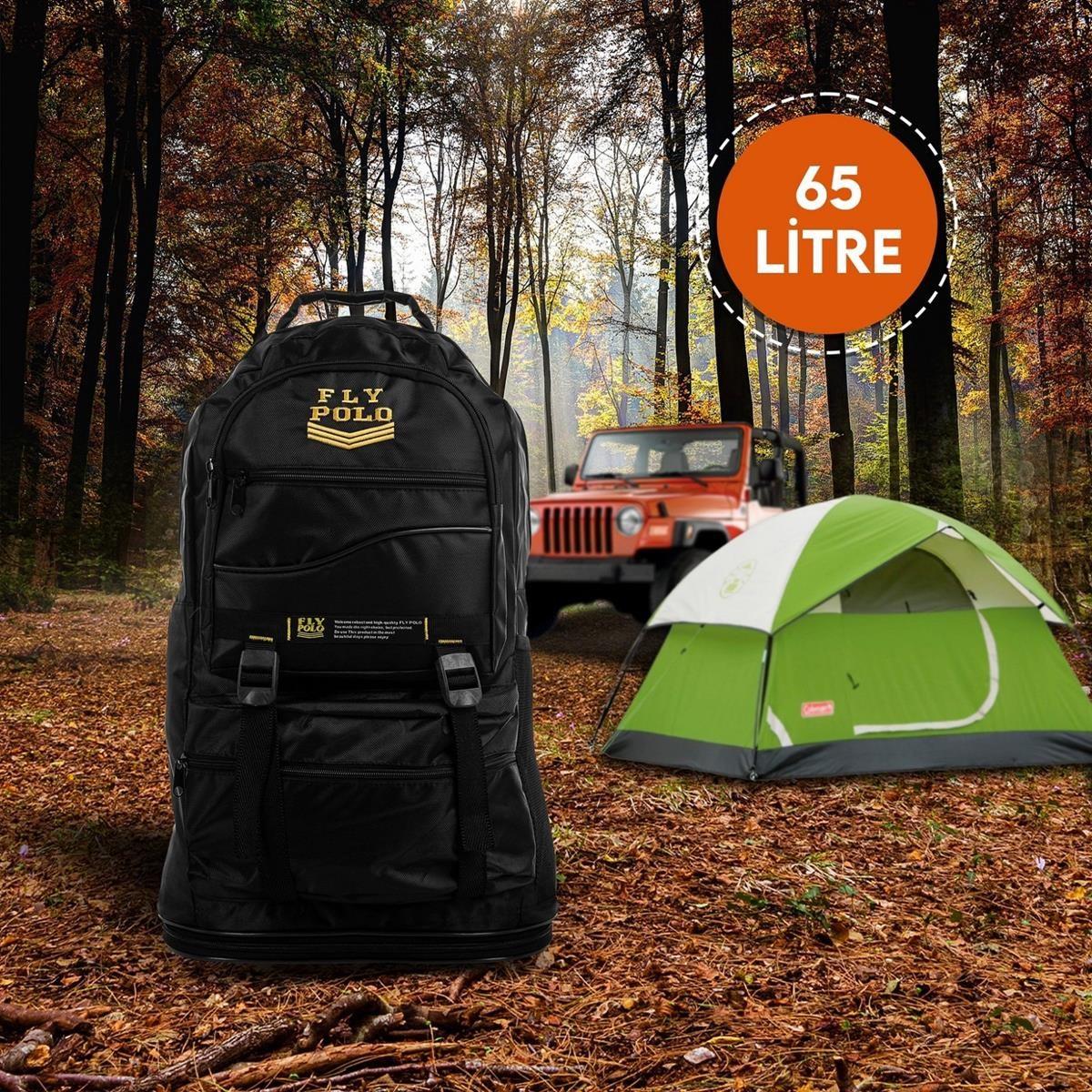 Kamp Outdoor 55+10 Litre Dağcı Yürüyüş Kamp Sırt Çantası