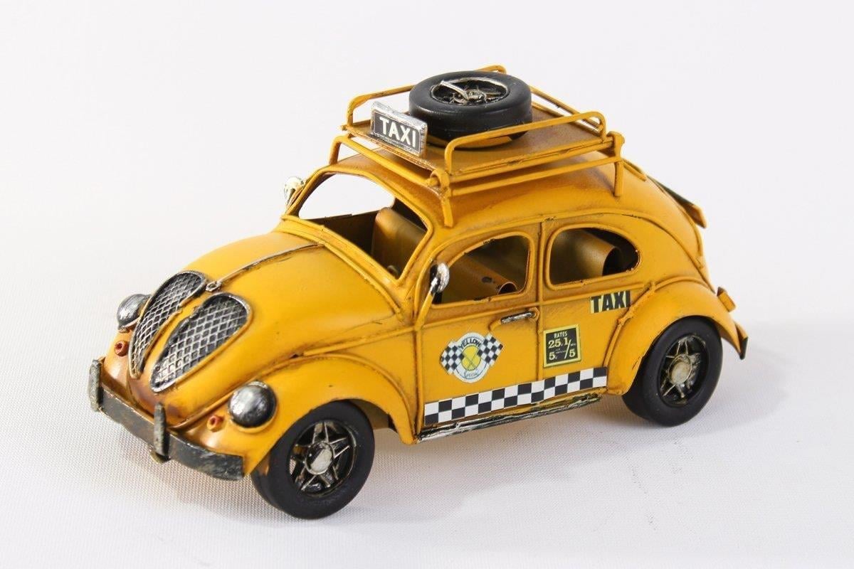 Klasik Nostalji Mini Taxi Retro Araba