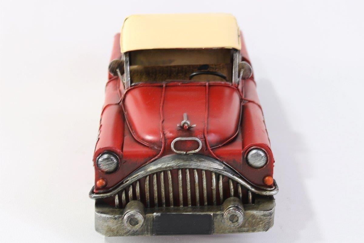 Klasik Vintage Retro Metal Araba Büyük Boy
