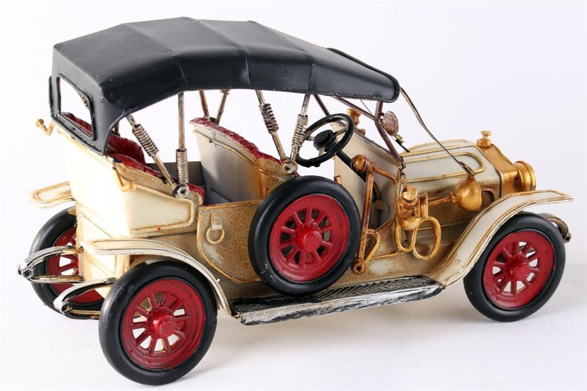 Klasik Vintage Retro Nostaljik Metal Araba Sarı