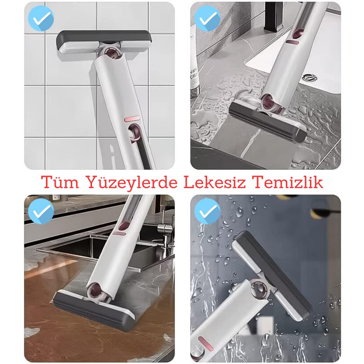 Kompakt Mini Mop: Kolay Temizlik İçin Taşınabilir ve Kendiliğinden Sıkılabilir