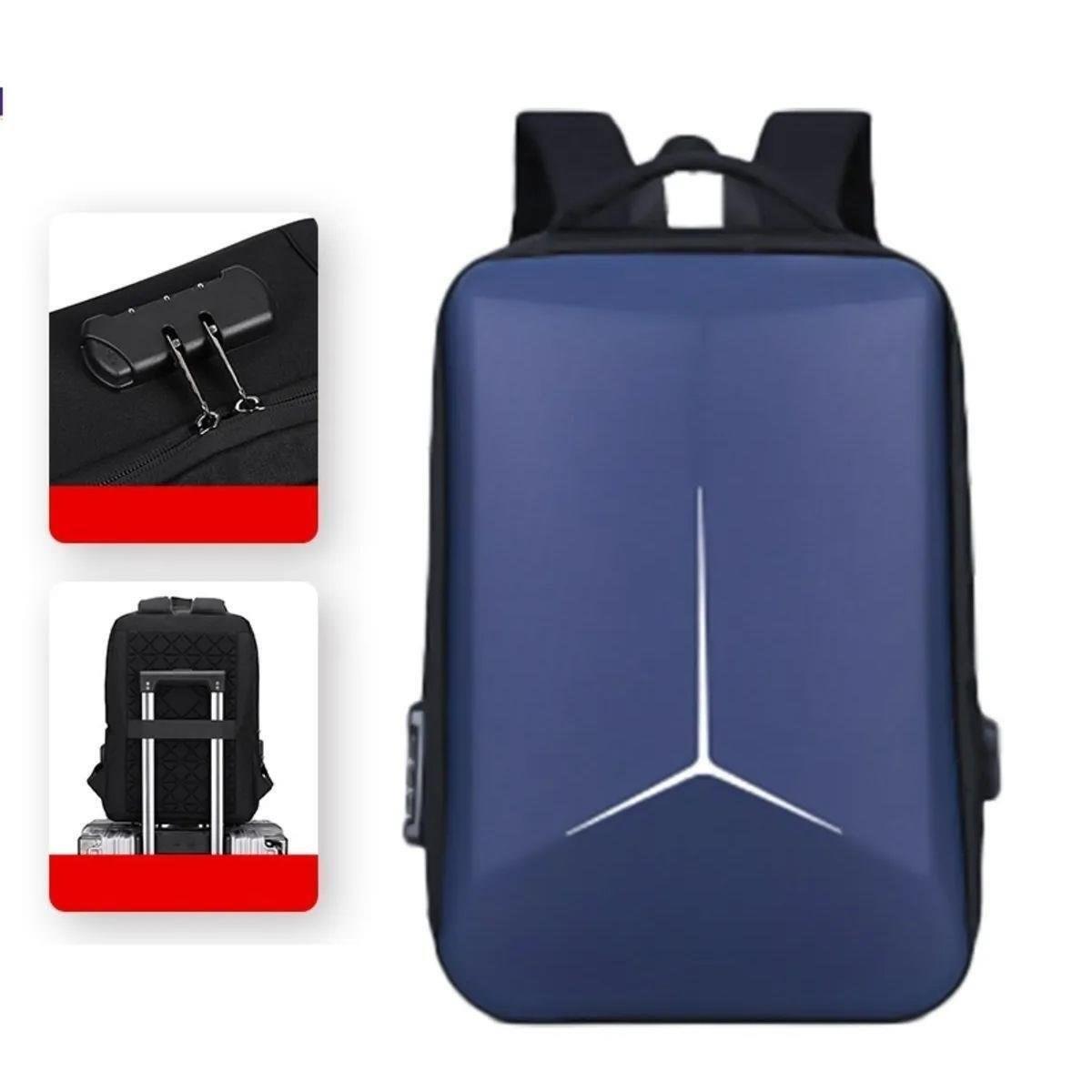 Laptop Notebook Kilitli Sırt Çantası Usb Şarj Ve Kulaklık Girişli Profesyonel iş Seyahat Çantası