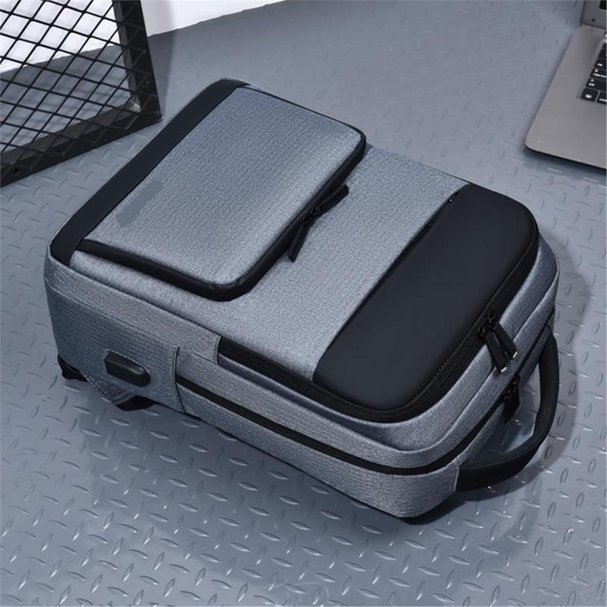 Laptop Notebook Sırt Çantası Usb Şarj Girişli iş Seyahati Günlük Yaşam ve Okul Yeni Nesil Çanta GRİ