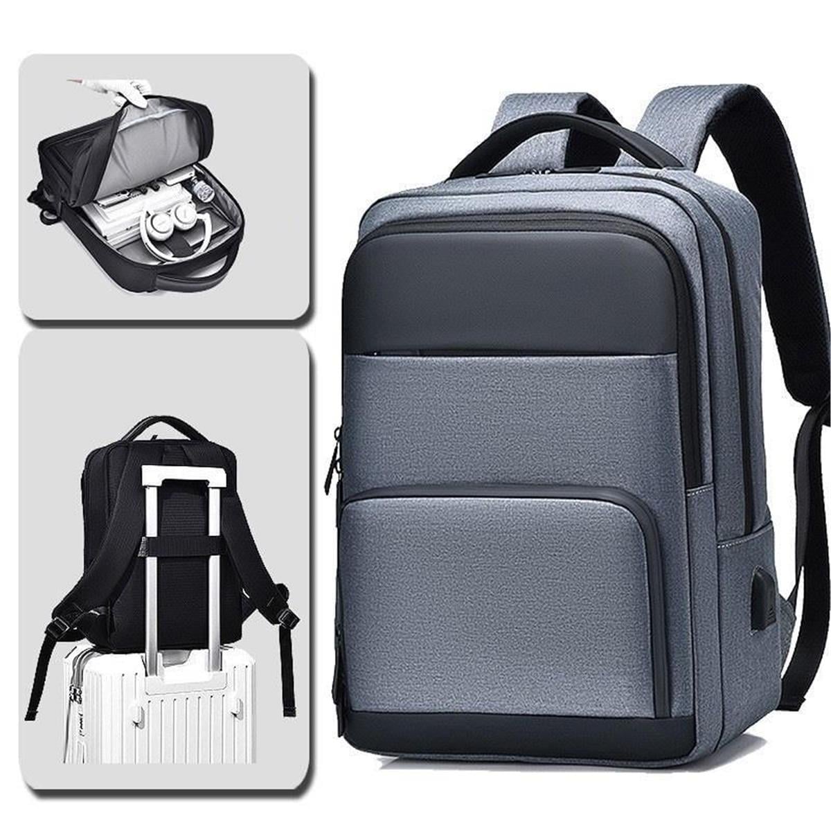 Laptop Notebook Sırt Çantası Usb Şarj Girişli iş Seyahati Günlük Yaşam ve Okul Yeni Nesil Çanta GRİ