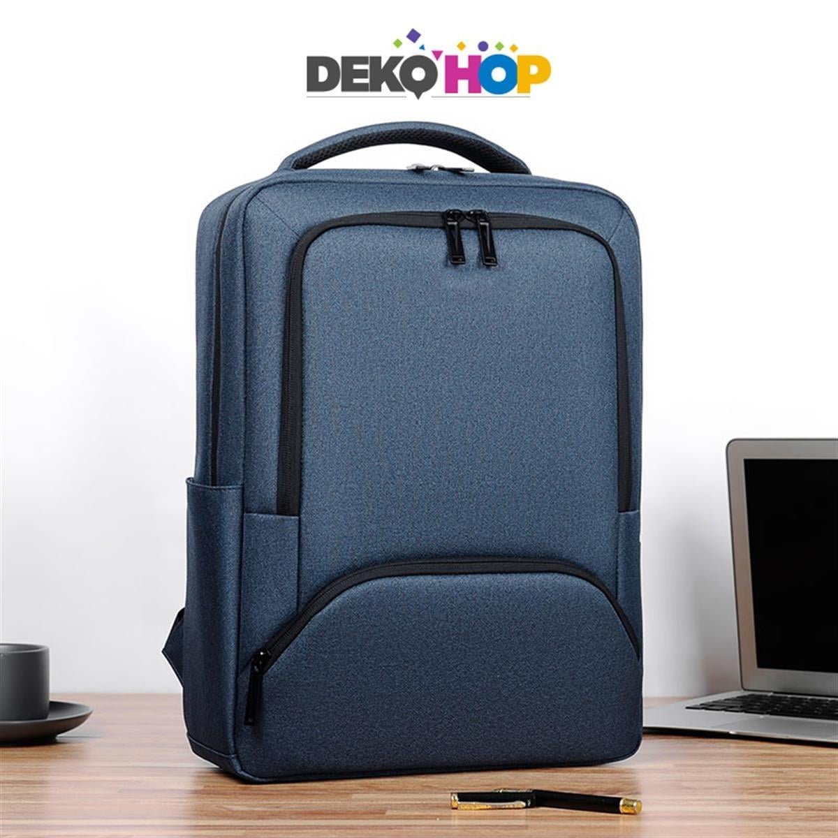 Laptop Sırt Çantası Yeni Nesil Usb Girişli Notebook Ipad ve Günlük Eşya Taşıma Çantası MAVİ