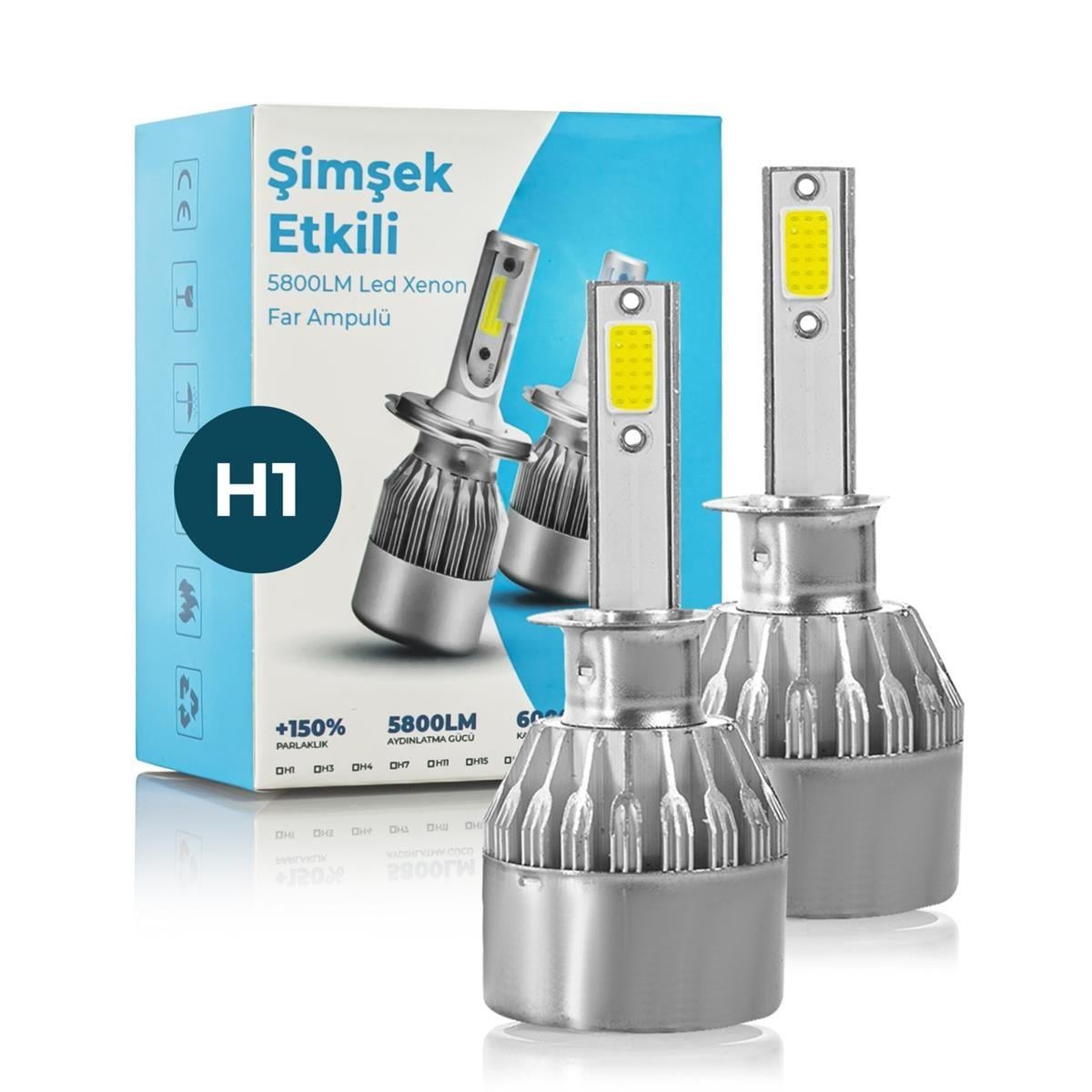 Led Xenon Far Ampulü BEYAZ Renk Zenon  Led Far