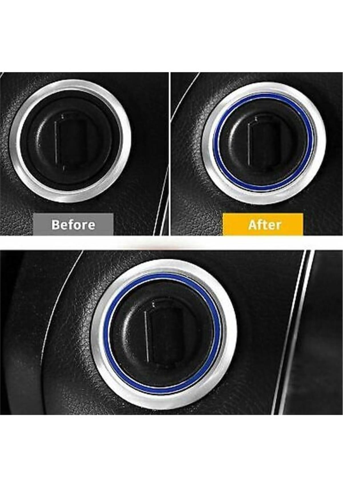 Mercedesbenz Motor Çalıştırma Ve Start Stop Düğme Halkası-Kırmızı