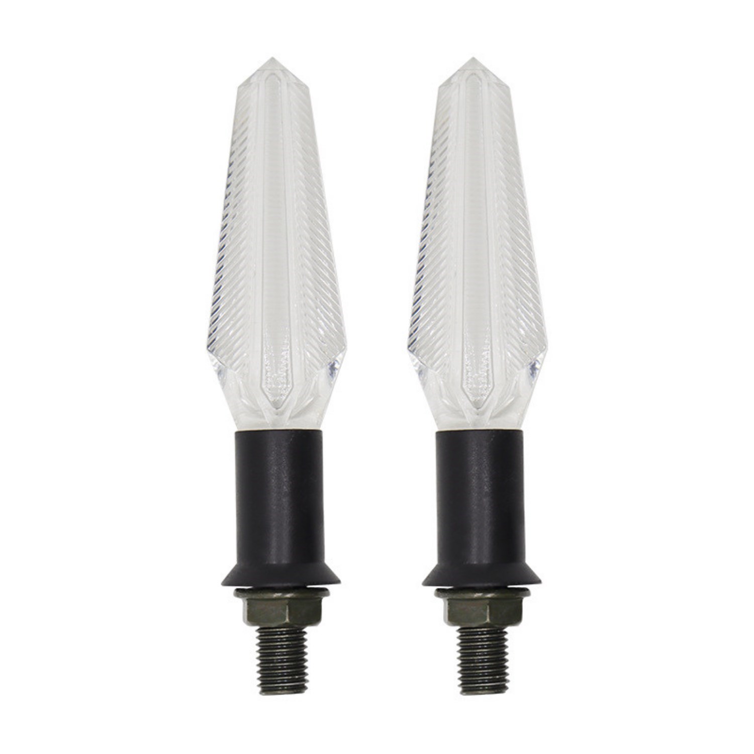 Motosiklet Kristal Model LED Sinyal Lambası Sarı Led Işık Vidalı Montaj