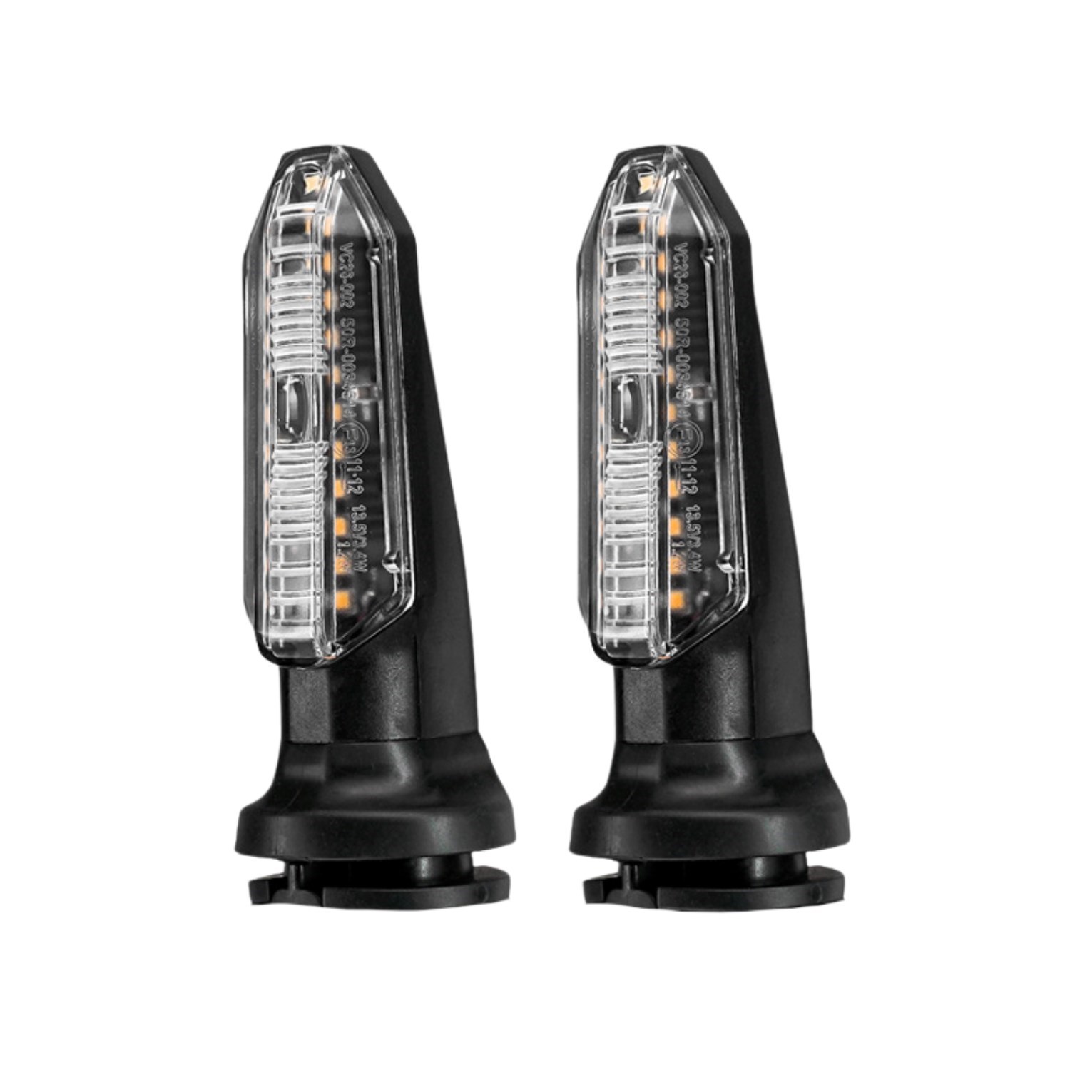 Motosiklet LED Ön Sinyal Lambası Gündüz Led Ve Kayan Sinyal Sarı/Amber 