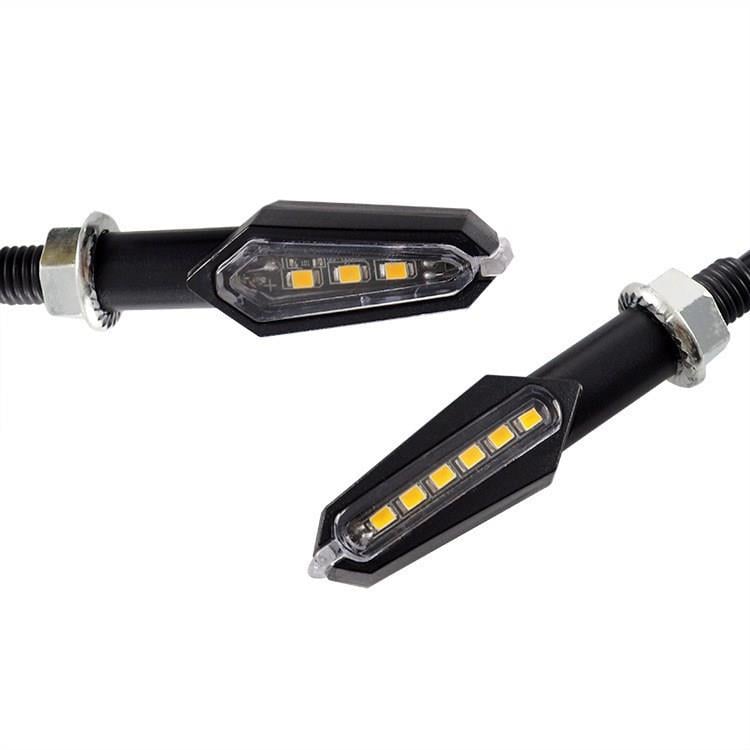 Motosiklet Led Sinyal Lambası Çift Taraflı Led Sinyal Lamba Seti 2 li 