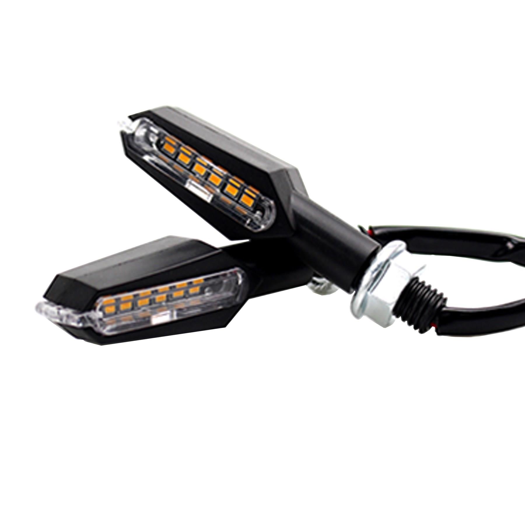 Motosiklet Led Sinyal Lambası Çift Taraflı Led Sinyal Lamba Seti 2 li 