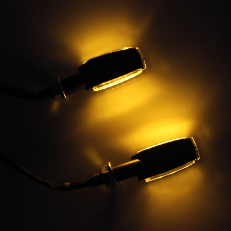Motosiklet Led Sinyal Lambası Çift Taraflı Led Sinyal Lamba Seti 2 li 