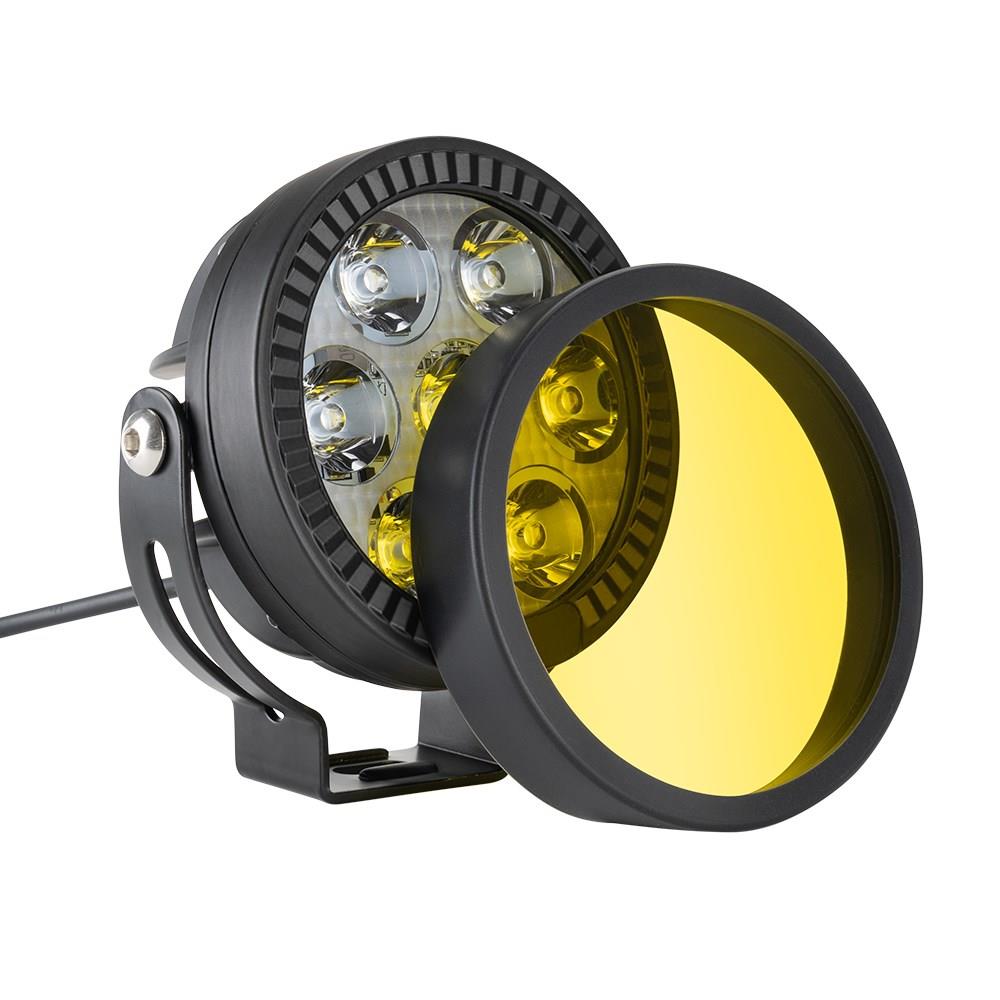 Motosiklet LED Sis Farı Yüksek Performans Metal Gövde D7 Led  Enduro GS Serileri Uyumlu 2 ADET  SET