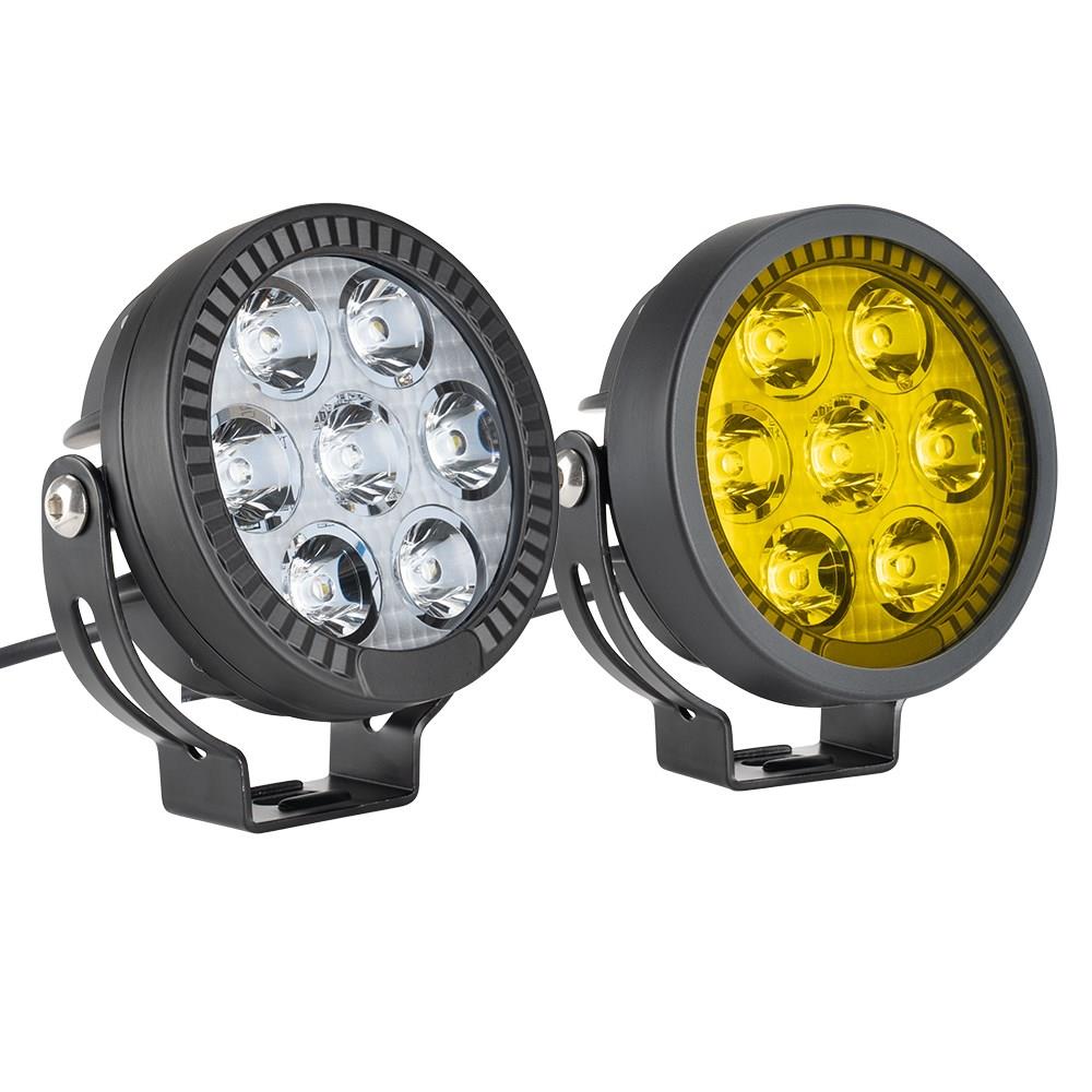 Motosiklet LED Sis Farı Yüksek Performans Metal Gövde D7 Led  Enduro GS Serileri Uyumlu 2 ADET  SET