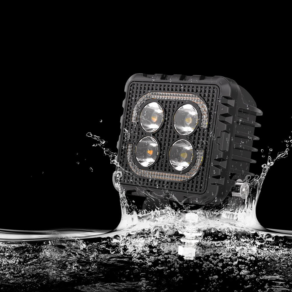 Off Road 3 inç Led Aydınlatma Kaput Üstü Led Tampon Gündüz Led Ve Sis Farı Projektör Lambası Seti