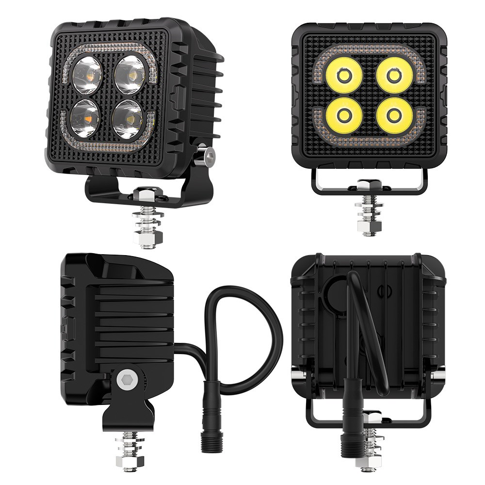 Off Road 3 inç Led Aydınlatma Kaput Üstü Led Tampon Gündüz Led Ve Sis Farı Projektör Lambası Seti