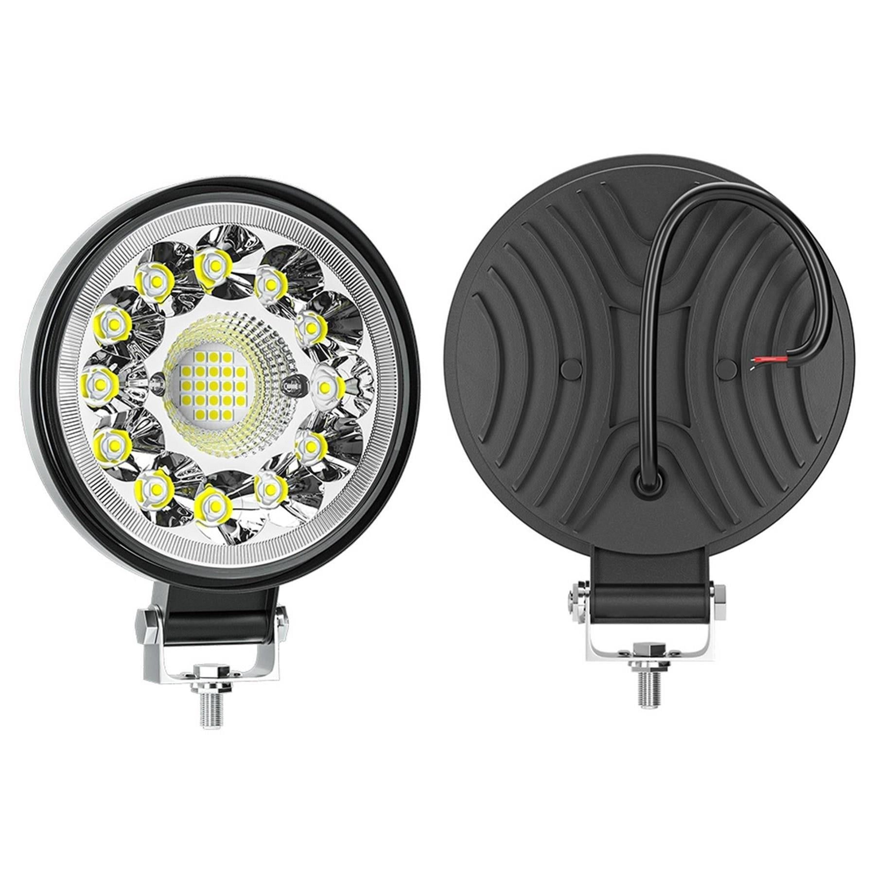 Off Road 33 Led 99 Watt Yuvarlak Traktör Tır Kamyon Tekne Sis Farı Projektör Çalışma Lambası 1 Adet